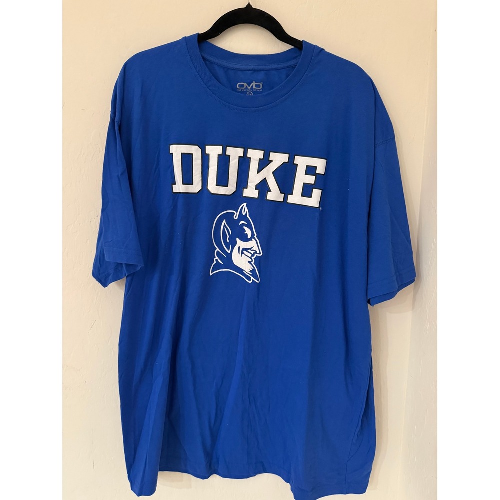Men's Old Varsity Brand Duke Blue Devils Royal Blue T-Shirt Size 2XL NWOT